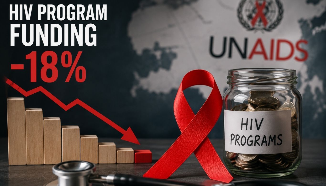 აივ პროგრამების დაფინანსების კლება UNAIDS გაფრთხილება