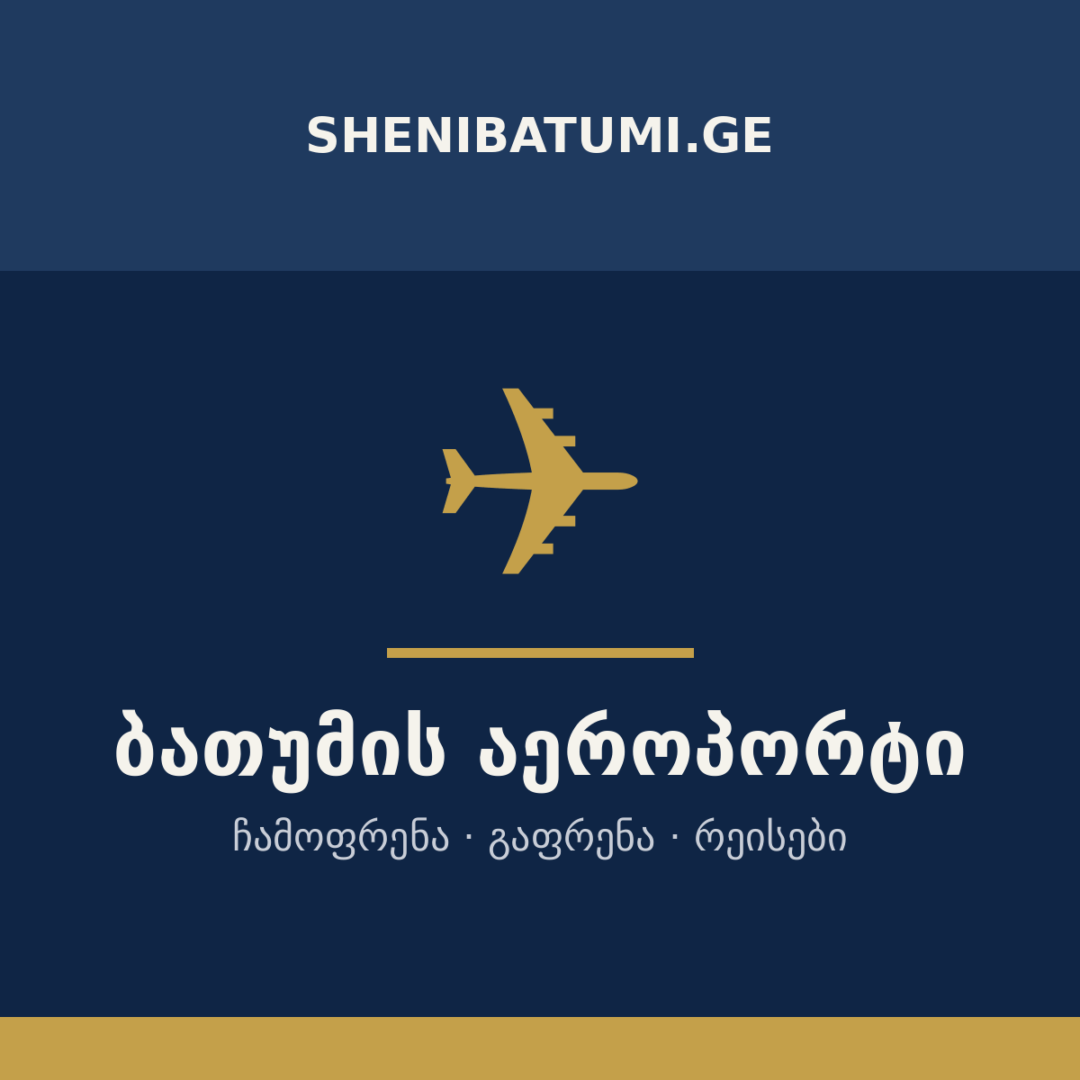 ბათუმის აეროპორტის ლოგო, საქართველო