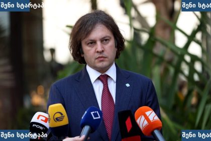 პოლიტიკოსი ჟურნალისტებთან საუბრისას, საქართველო