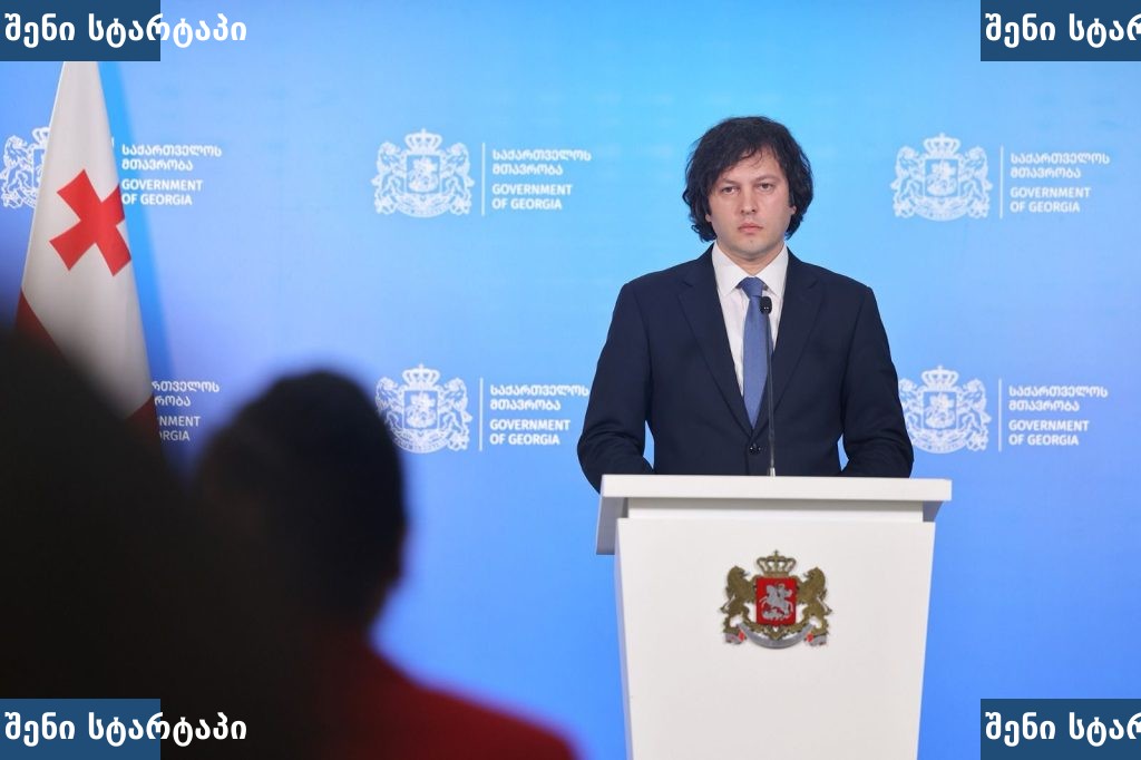 მთავრობის წარმომადგენელი პრესკონფერენციაზე, საქართველო