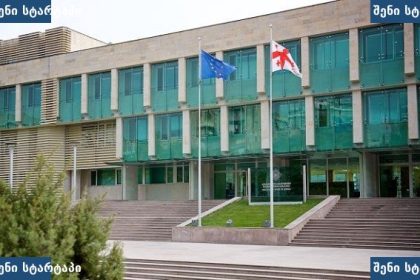 საქართველოს მთავრობის შენობა და დროშები, საქართველო
