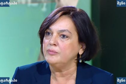 ქალი ტელევიზიის სტუდიაში, საქართველო