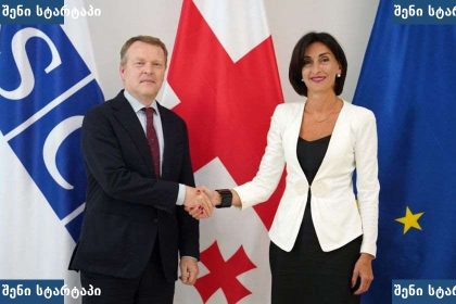 მაკა ბოჭორიშვილი ეროვნულ უმცირესობათა საკითხებში ეუთო-ს უმაღლეს კომისარს, კრისტოფ კამპს შეხვდა