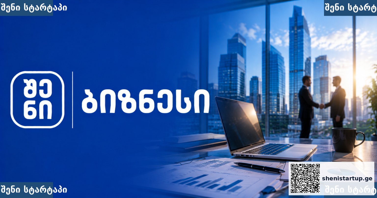 ბიზნეს შეხვედრა ოფისში, ქალაქის ხედით — საქართველო
