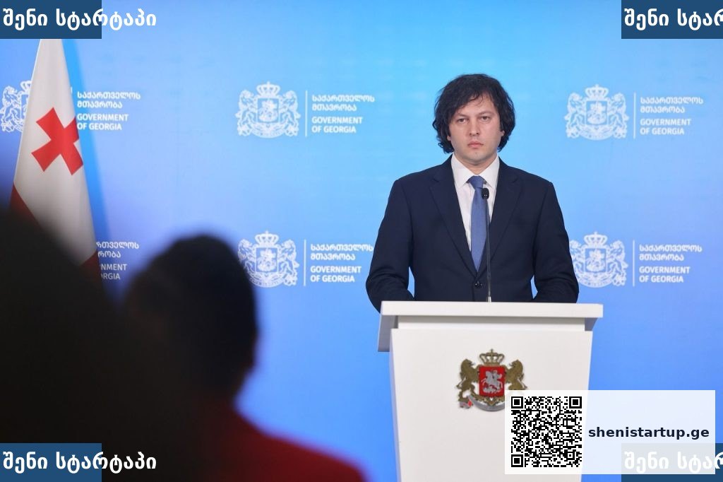 მთავრობის წარმომადგენელი პრესკონფერენციაზე, საქართველო