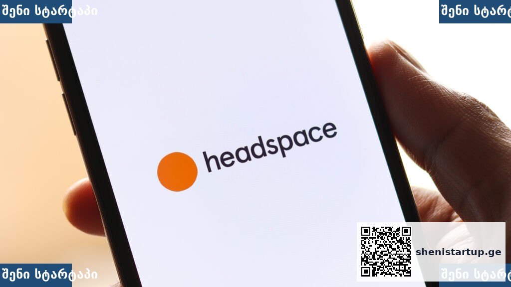 Headspace აპლიკაციის ლოგო ტელეფონში, საქართველო