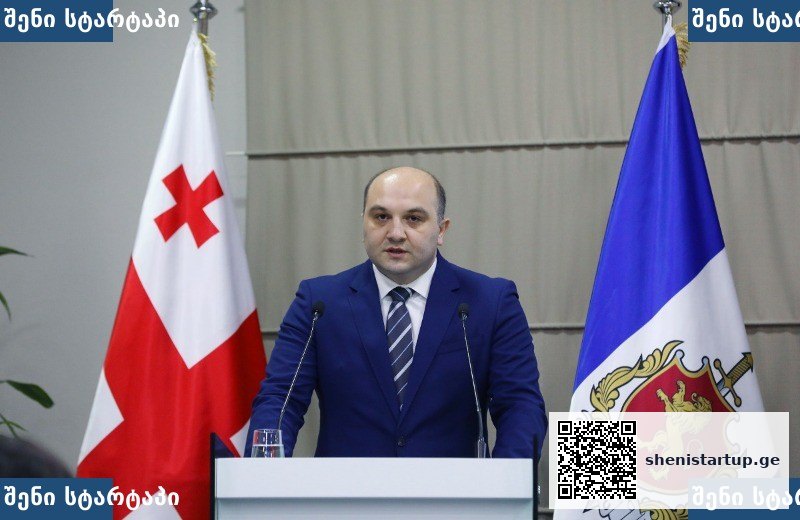 მთავრობის წარმომადგენელი პრესკონფერენციაზე, საქართველო